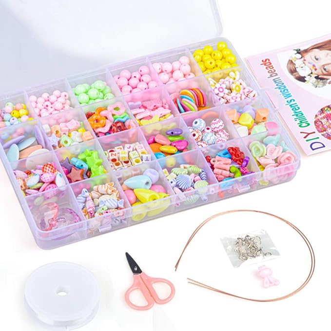 Jewelry Making Craft Beads Kits for Kids Girls- Best Christmas Birthday Gift
