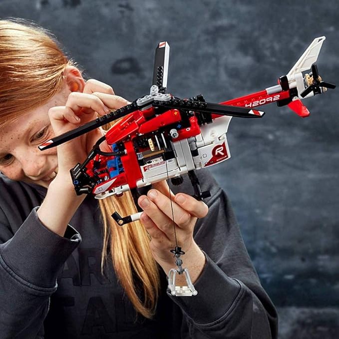 LEGO Technic Rescue Helicopter 42092 Building Kit (325 Pieces)