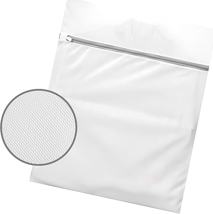 YRXEFY Laundry Bags, 4-Pack 16x20 Inch Honeycomb Mesh Wash Bags, Protects Delicates in Washer & Dryer, Prevents Snags and Stretching for Bras, Sweaters, Baby Clothes