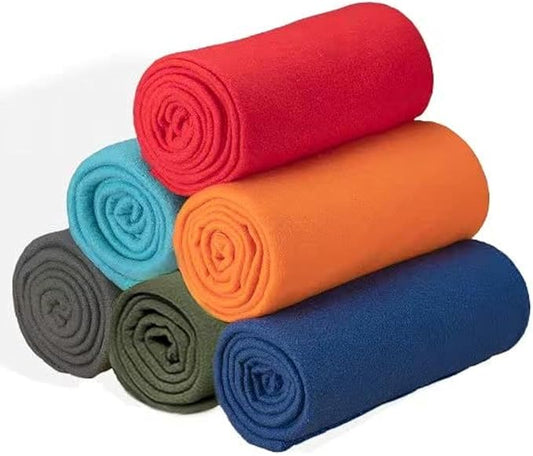 Special SG Glory Fleece Throw Blankets Bulk Fleece Blankets Solid Wholesale Lightweight Warm Soft for Pet Bed Sofa Couch Office Wedding Gifts Travel Seasons (Assorted #8,Pack of 6-50x60 Inches)