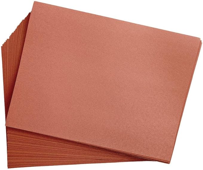 Construction Paper,Brown,12 inches x 18 inches,500 Sheets,Heavyweight Construction Paper,Crafts,Art,Kids Art,Painting,Coloring,Drawing,Creating,Paper,Art Project,All Purpose