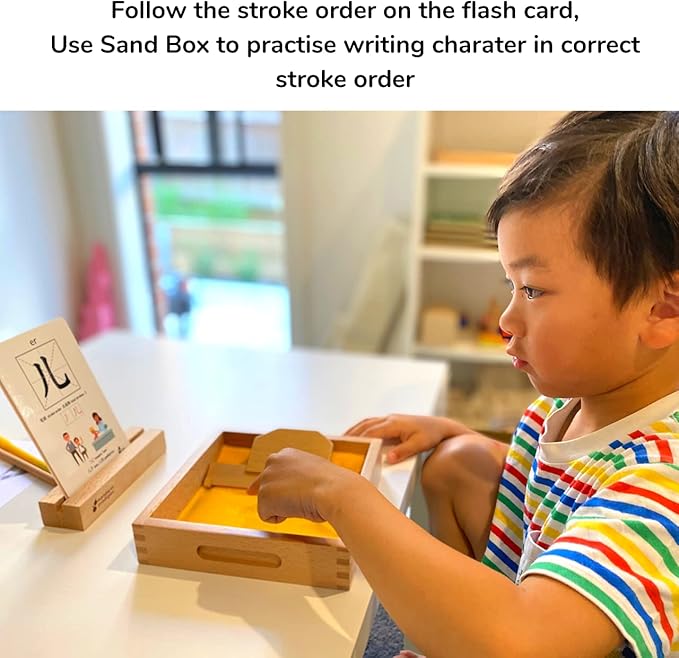 Chinese Flash Cards - 100 Chinese Words | 50 Durable, Coated Mandarin Flashcards: Pinyin, Writing Stroke Order, Card Holder | Montessori Learning Chinese