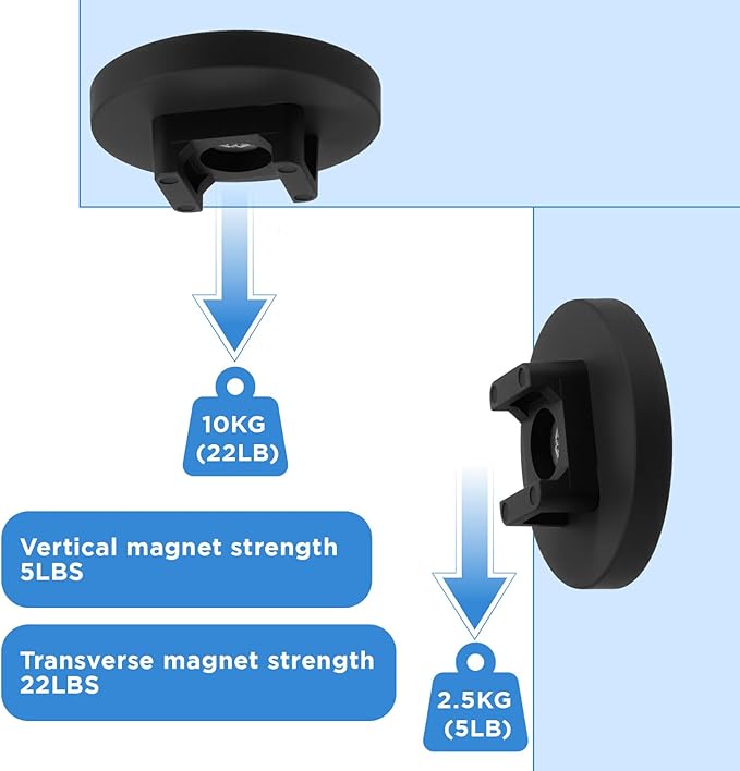 15 Pieces Magnetic Cable Clips Heavy Duty Zip Tie Mount Base Black Magnetic Wire Holder for Cable Management, Suitable for Home, Office, and Automotive Use