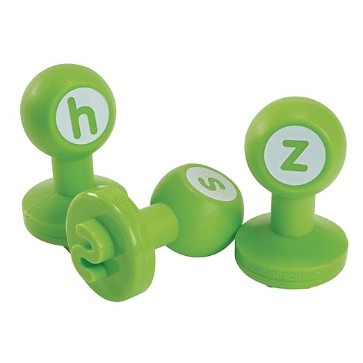 Colorations Alphabet Dough Stampers Set, Lowercase Letters, 26 Letter Stamps for Toddlers & Preschool Kids, Learn ABC & Spelling, Play Dough Creative Play for Classrooms, Daycare, School, Homeschool