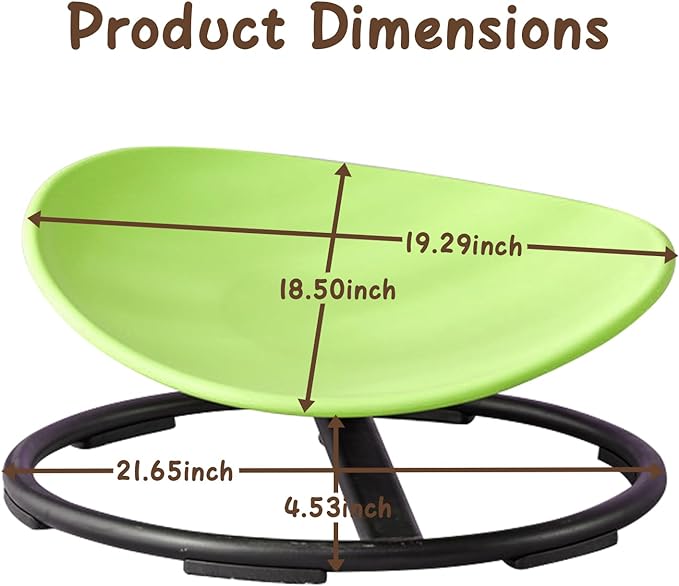 Kids Sensory Chair for Autism Kids Swivel Chair, Sensory Spin Chair Seat Improve Physical Coordination Wobble Chair for Kids Sit and Spin Relief of Motion Sickness