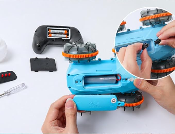 Amphibious Remote Control Car Gifts for Kids 6 7 8-12 Years Old Boys Girls Birthday Gift - Water Pool Toys Waterproof 4WD Gesture Sensing RC Car Boat