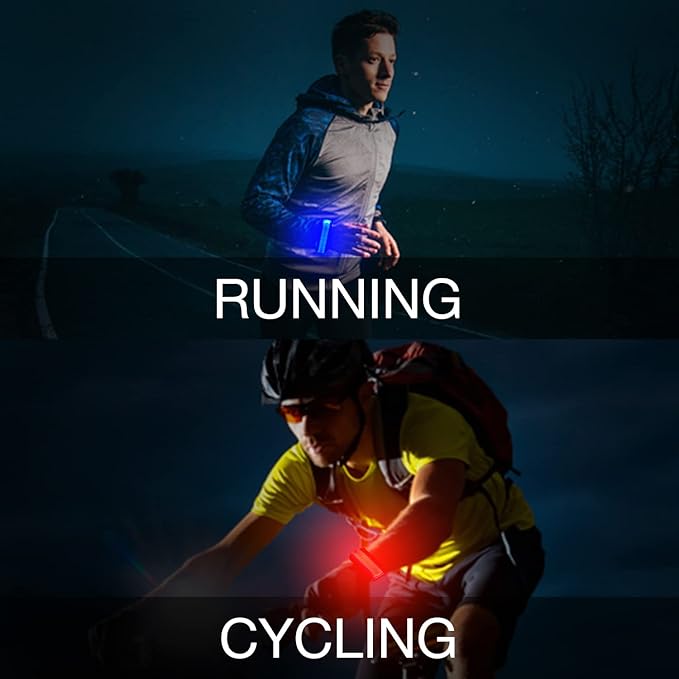 8 PCS LED Glow Bracelets, Light Up Wristbands - Halloween Glow in The Dark Party Bracelets Favors Supplies for Christmas, Concerts, Festivals, Game Prizes, Sports, Rave Accessories（Black-CS）