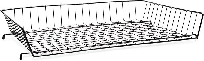 Ruby Paulina 11x17 Wire Basket Desk Tray Black