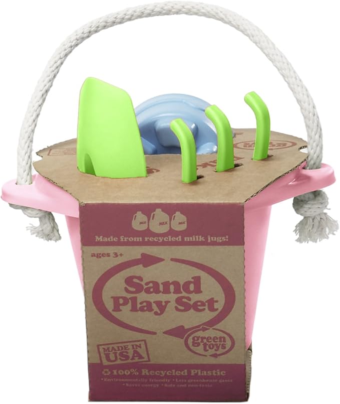 Green Toys Sand Play Set, Pink