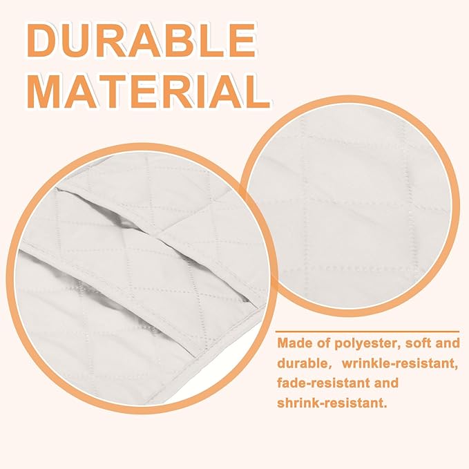 uxcell Couch Sofa Armrest Organizer Non-Slip Chair Arm Recliner Remote Control Organizer with 6 Pockets for Books, Magazines, Tablet, Phone, Plaid White