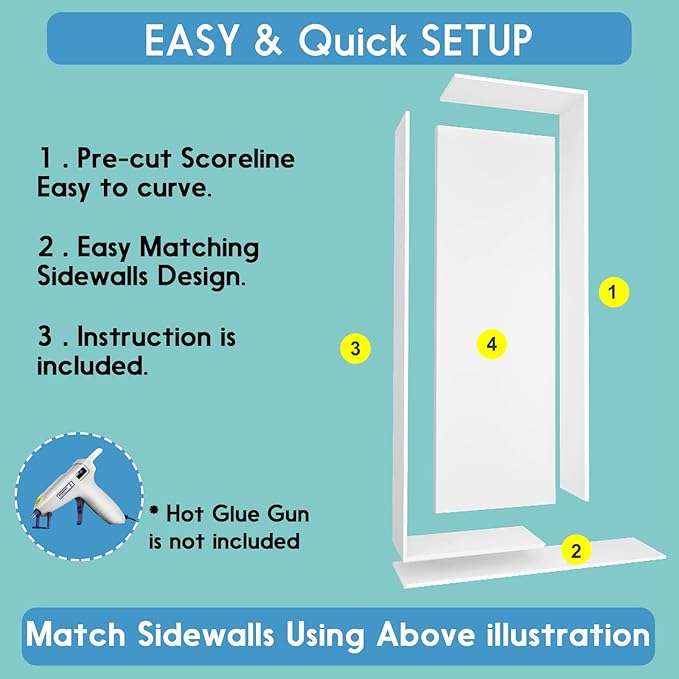 3FT Tall Mosaic Balloon Frame Letters Big Marquee Light Up Letters DIY Kit for Birthday Party Wedding Backdrop Decor Letter I Pre-Cut Foam Board