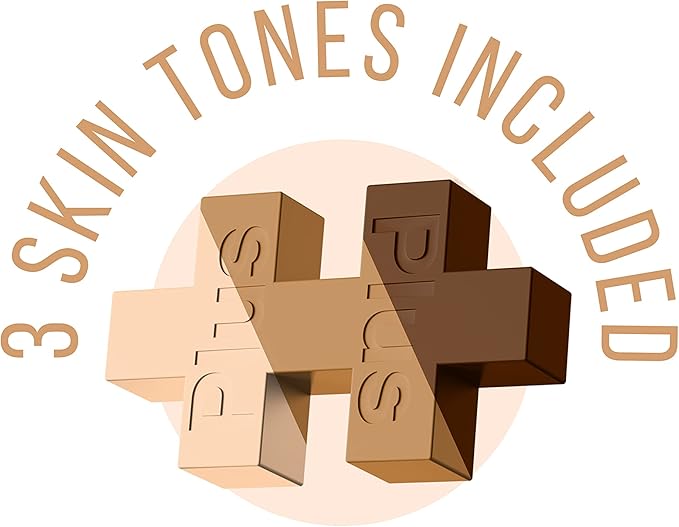 Plus Plus 3D Puzzle Cryptid Construction Building Block Set, Fun Fantasy Figures Stem Toys for Kids, 70 Interlocking Pieces - Wizard Mini Maker Tube