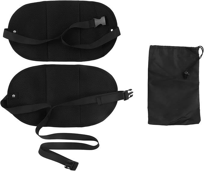 Travel Airplane Foot Pedal Hammock, Portable Foot Hammock Under Desk, Adjustable Shoulder Strap with Storage Bag, Lightweight Oxford Cloth Footrest for Office Chair and Long Flight