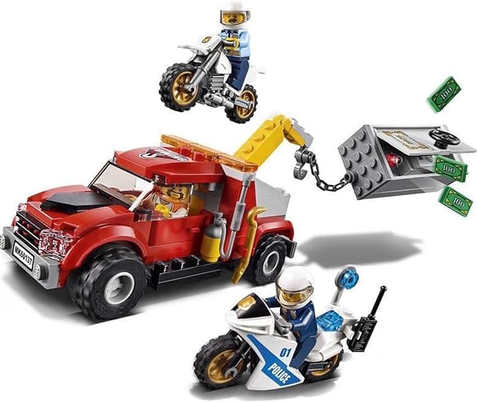 LEGO City Police Tow Truck Trouble 60137 Building Toy (144 Pieces)