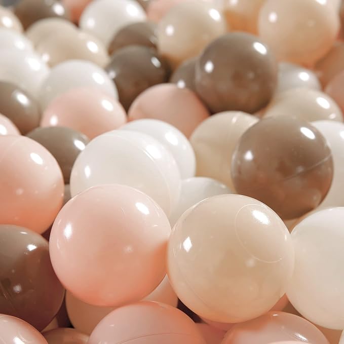GOGOSO Ball Pit Balls for Toddles, Kids Plastic Balls for BallPit, Pool, Baby Party Accessories, Birthday Decoration 50 100 200 500 1000