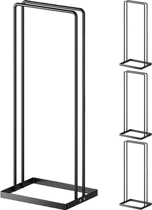 Hanger Organizer 4Pack Clothes Hanger Holder Organizer for Closet Laundry Room Coat Hanger Organizer Stacker for Wire Hangers,Hanger Rack Stand Hanger Caddy for Adult Kids Velvet Pants Hangers Storage