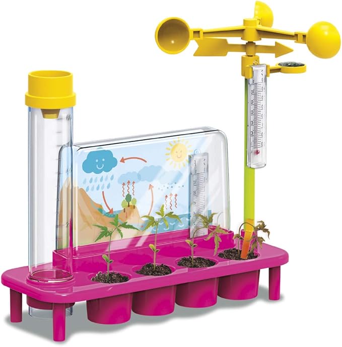 4M Toysmith, STEAM Powered Girls Weather Station, Meteorologist DIY Stem Toy, for Girls Ages 8+
