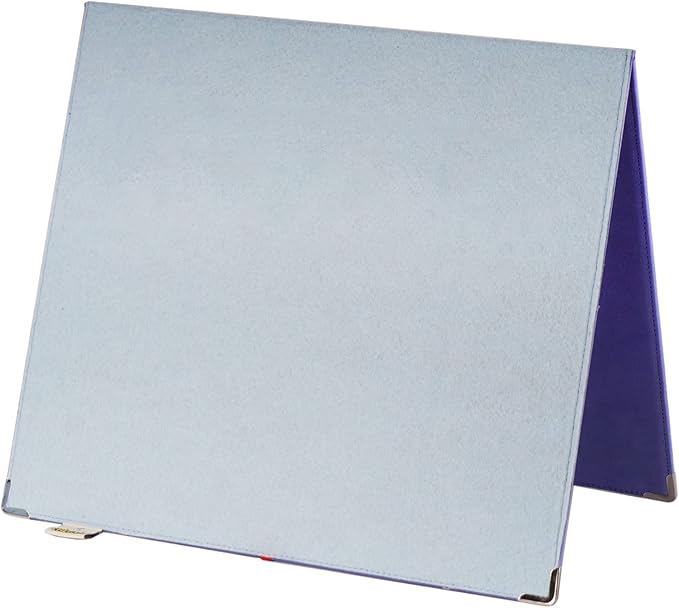 CHEFAN Foldable Felt Board for Toddlers FreeStanding Flannel Board for Kids as Learning Board for Preschool Classroom and Daycare | Use with Felt Set Felt Book as Story Telling Board | Blue Large