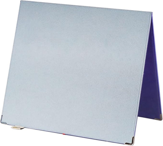 CHEFAN Foldable Felt Board for Toddlers FreeStanding Flannel Board for Kids as Learning Board for Preschool Classroom and Daycare | Use with Felt Set Felt Book as Story Telling Board | Blue Large