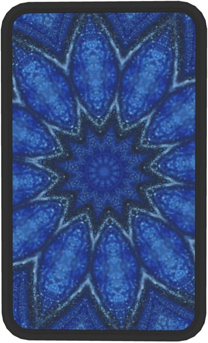 DORKEIXIA Lotus Mandala Floral Flower Auto Center Console Armrest Pad Universal Car Center Console Cover Seat Box Cover for Sedan, Van, SUV, Truck Car Accessorie