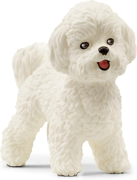 Schleich Farm World New 2023, Farm Animal Toys for Boys and Girls, Bichon Frise Toy Dog Figurine, Ages 3+