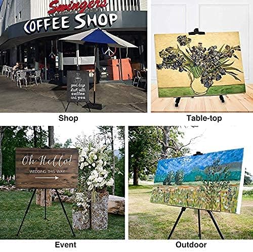 Artify 67 Inches Double Tier Easel Stand, Adjustable Height from 22-67”, 3 in 1, for Painting and Display with a Carrying Bag&3PACK