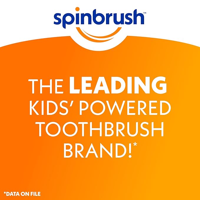 Spinbrush Princess Peach Kids Electric Battery Toothbrush, Soft, 1 ct