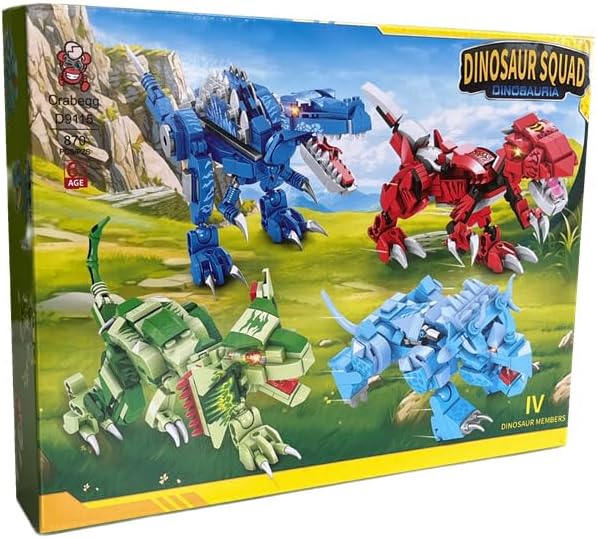 Dinosaur Toys for Kids 7 8 9 10 12 Years Old, Dinosaurs Building Set Gifts for boy and Girl Birthday Valentine's Day