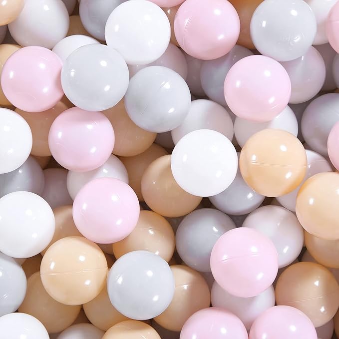 GOGOSO Pit Balls Pack of 100 - Purple Colors Ball Pit Ball BPA Free Plastic Ball for Toddlers Baby Kids Birthday Pool Tent Party Favors Summer Water Bath Toy (5.5CM)