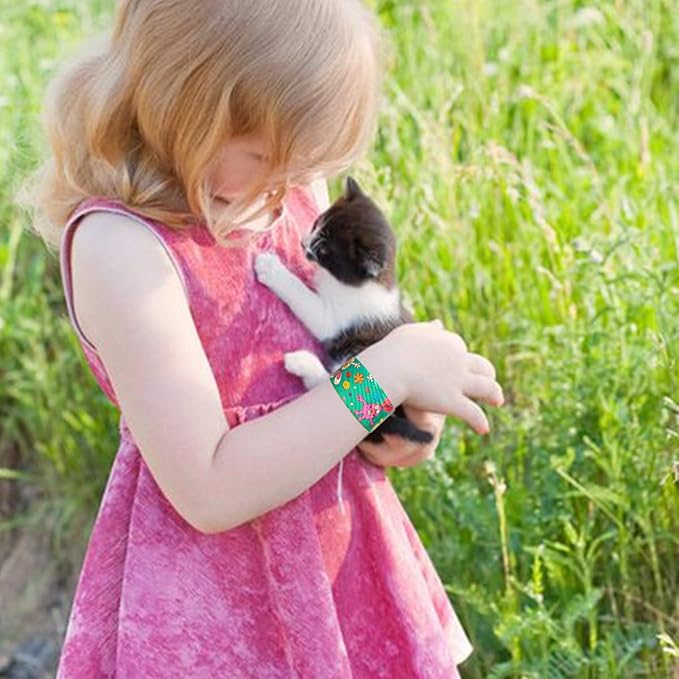 JoFAN 48 PCS Easter Slap Bracelets Toys for Kids Boys Girls Toddlers Easter Basket Stuffers Egg Fillers Gifts Party Favors