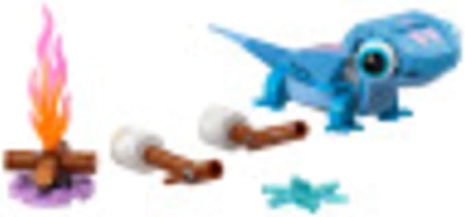 LEGO Disney Bruni The Salamander Buildable Character 43186; A Fun Independent Play Building Kit for Kids, New 2021 (96 Pieces)