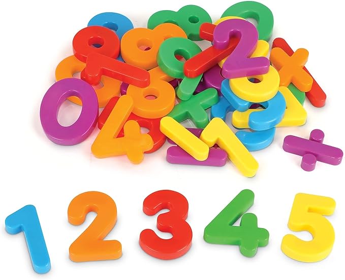 Learning Resources Jumbo Magnetic Numbers, Whiteboard Classroom Accessories, Number Recognition, Counting Skills, Set 36, Ages 3+