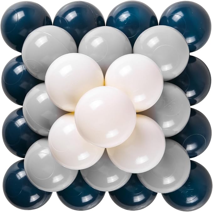 GOGOSO Baby Ball Pit Balls - Soft 2.15inch 100pcs Plastic Balls for Stimulating Playtime in Nursery Rooms or Kids Gifts Toy Xmas Decoration