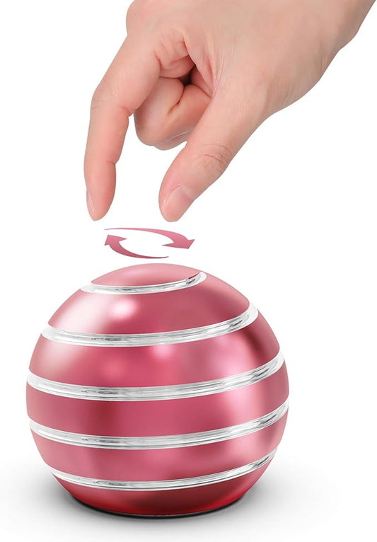 Fidget Toys, Kryfa 1.54" Kinetic Desk Toys, Desk Toys for Office for Adults, Fidget Sensory Toy for Kids for Party Favors, Stocking Stuffers, Easter Baskets (1.54", Pink)