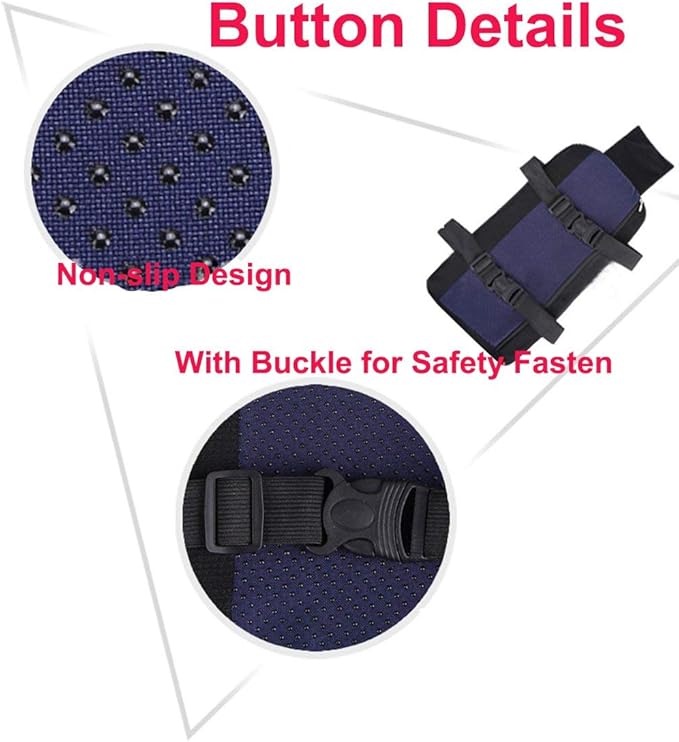 EGBANG Car Armrest Cushion, Auto Center Console Armrest Pillow, Memory Foam Car Armrest Console with Phone Holder Storage Pockets Universal Fit for Most Car (Beige)