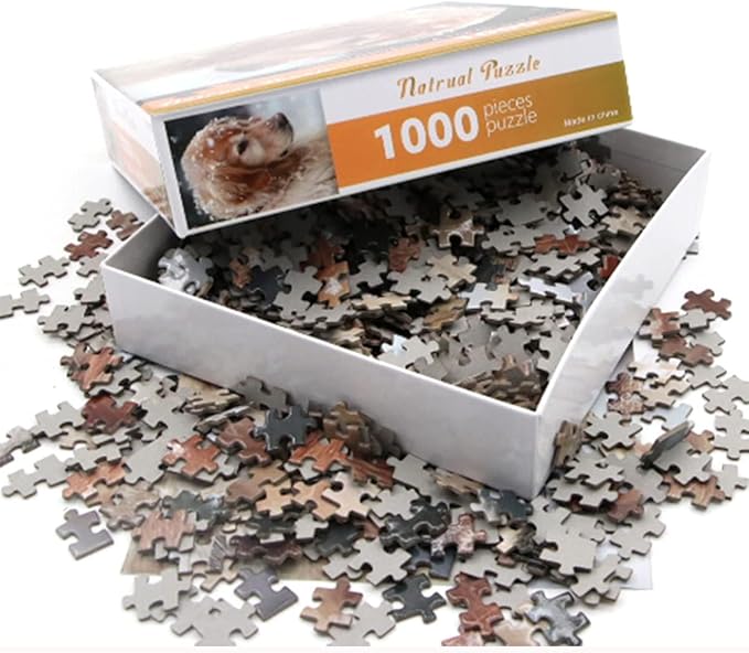 Jigsaw Puzzles 1000 Pieces for Adults 1000 Piece Puzzles for Adults and Kids (Cute Pet Dog)