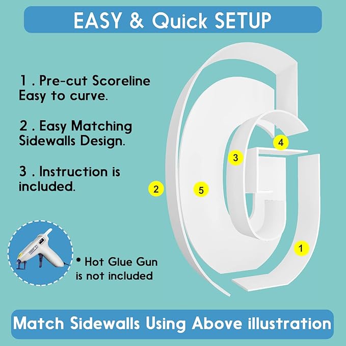 3FT Tall Mosaic Balloon Frame Letters Big Marquee Light Up Letters DIY Kit for Birthday Party Wedding Backdrop Decor Letter G Pre-Cut Foam Board