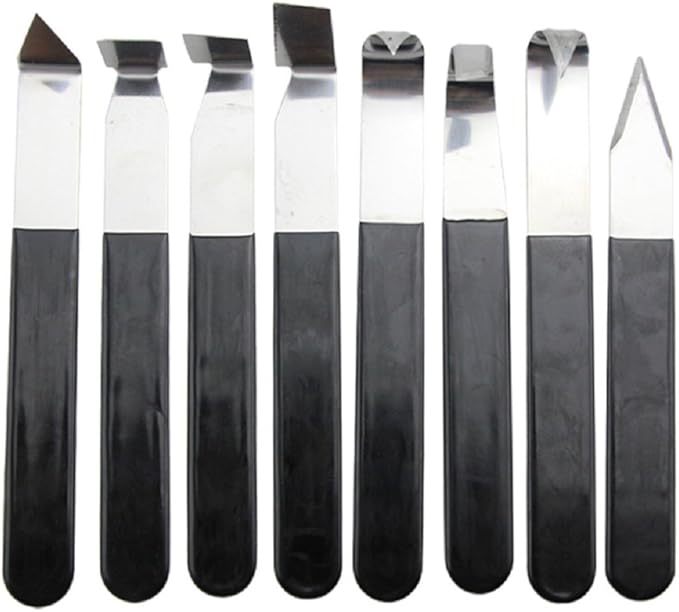 8 Pack Metal Clay Carving Knife,Pottery Tools,Clay Hand Tools,Craft Trim Artist,Ceramic Tools Set Engraving, Shaping,Clay Sculpture,Styling