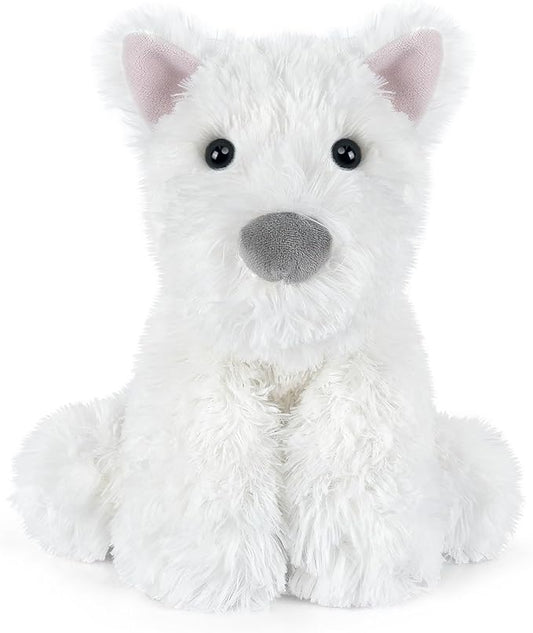 Coolable & Heatable West Highland White Terrier Dog Stuffed Animals for Kids & Adult, Westie Puppy Plush Toys Microwavable Heating Pad for Soothing & Period, Lavender Plushies for Anxiety