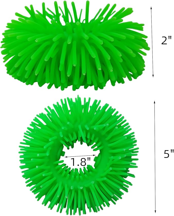 4Pack Squishy Sensory Bracelets Toys Stretchy Fidget Soft Bracelet Stress Relief for Kids