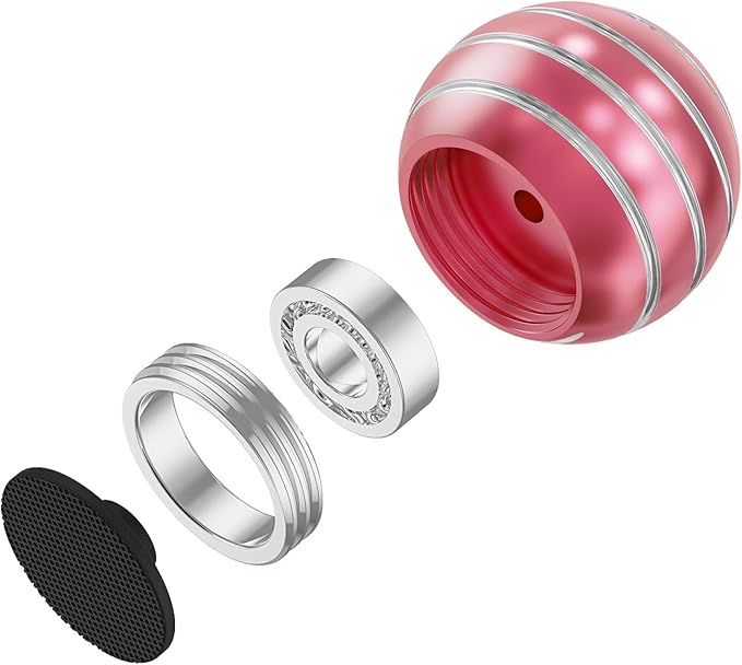 Fidget Toys, Kryfa 1.54" Kinetic Desk Toys, Desk Toys for Office for Adults, Fidget Sensory Toy for Kids for Party Favors, Stocking Stuffers, Easter Baskets (1.54", Pink)