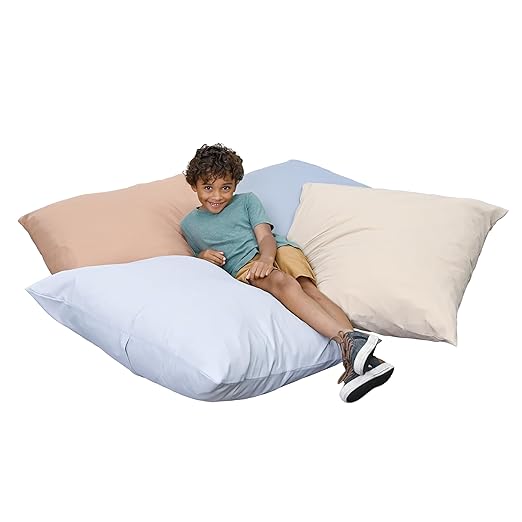 Children's Factory 27" Cozy Floor Set of 4-Elements Pillow, 4 Count