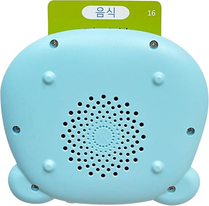 Korean-English Talking Flash Cards for Kids 112 PCS, Learn Korean Alphabet, Words and Pronunciation, Korean Language Learning Toys for Beginners