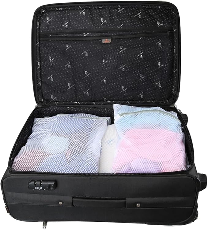 Vivifying XL Large Mesh Laundry Bags, 2 Pack 20 x 24 Inches Honeycomb Mesh Wash Bags for Washing Machine, Delicates Clothes, Sweater, Coats, Stuffed Toys, Blanket (White)