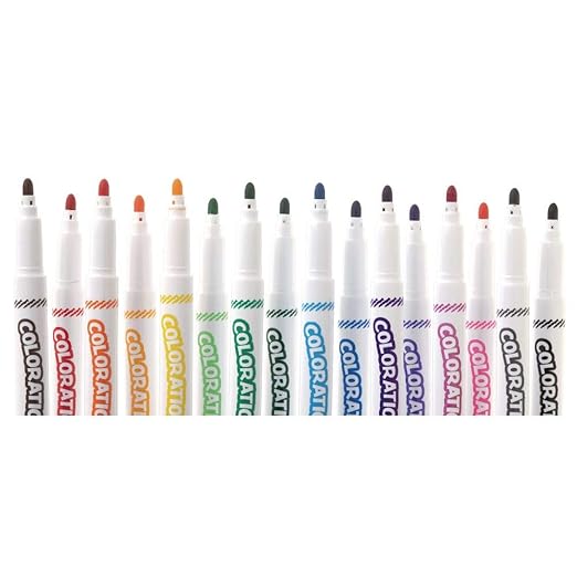 Colorations Washable Markers, Set of 256, 16 Colors, Non Toxic | Bulk Art Supplies For Kids, Classroom Kit, Coloring Class Pack, Crafting Materials For Children