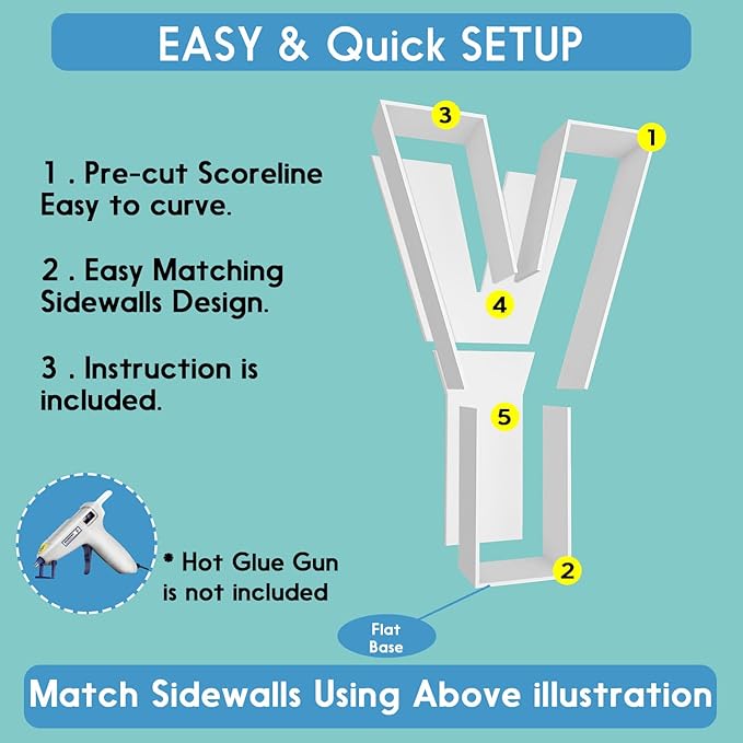 3FT Tall Mosaic Balloon Frame Letters Big Marquee Light Up Letters DIY Kit for Birthday Party Wedding Backdrop Decor Letter Y Pre-Cut Foam Board