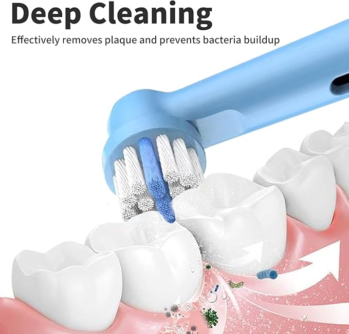 12pcs Kids Replacement Heads Compatible with Braun Oral B Kids Electric Toothbrush, Ultra Soft Bristles