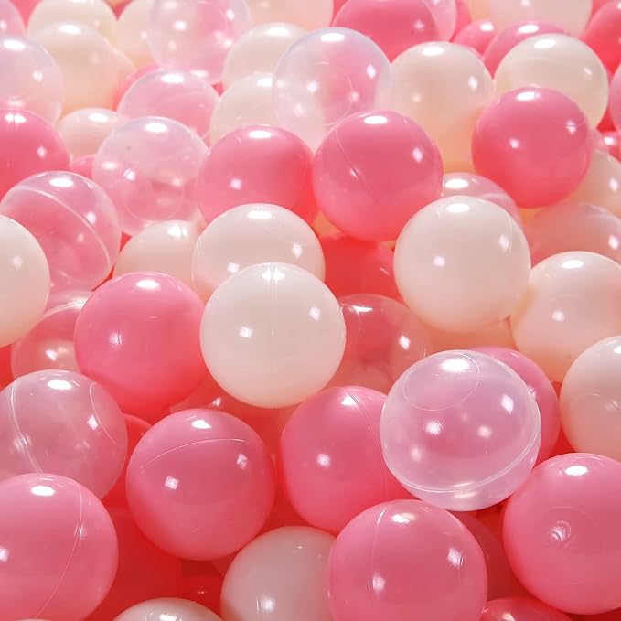 Ball Pit Balls Plastic Balls for Ball Pit Phathalate Free BPA Free Plastic Balls 100pcs 2.2" Set for Toddlers for Play Tent Tunnel