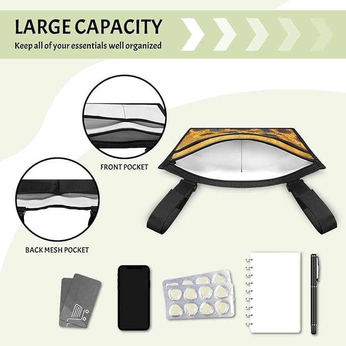 ZOUTAIRONG Sunflower Bird Wheelchair Side Bag Walker Bag, Elegant Floral Rustic Botanical Vintage Teal Wheelchair Armrest Accessories Organizer Pouch for Walkers, Rollators, Scooters