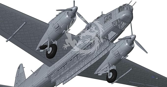 Airfix Vickers Wellington MK II 1:72 WWI Military Aviation Plastic Model Kit A08021